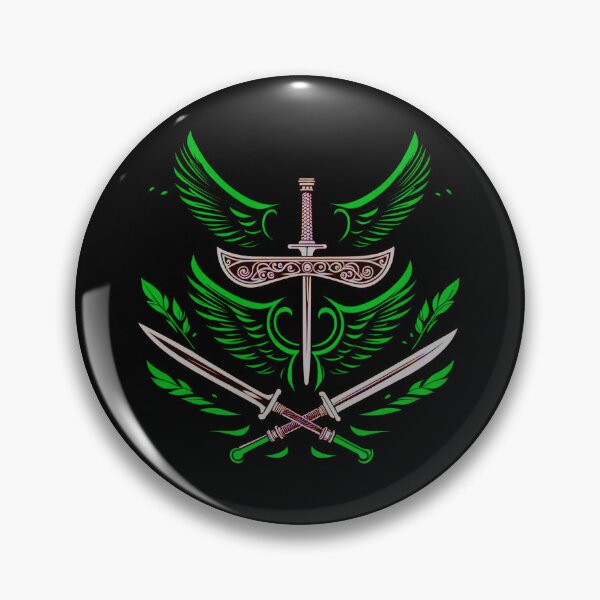 Item preview, Sword Wings Green designed and sold by ephemerandom.