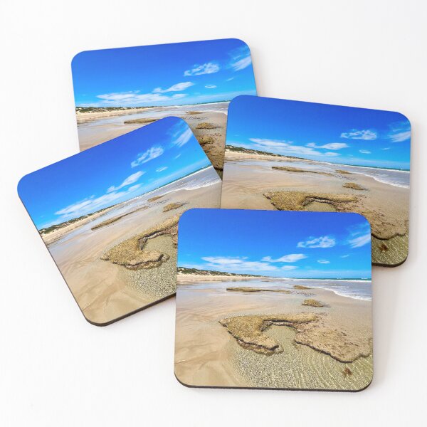 Item preview, The Rocks Ocean Grove Beach Victoria Looking East designed and sold by nickegglington.