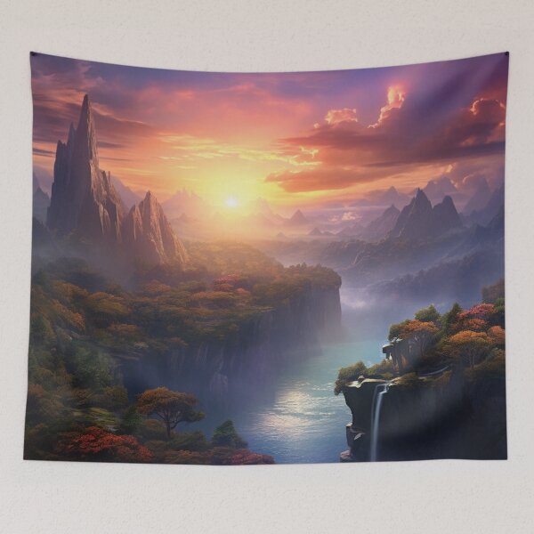 Item preview, Fantasy Landscape - Echocrest Canyon designed and sold by Fantasy Masterpiece.