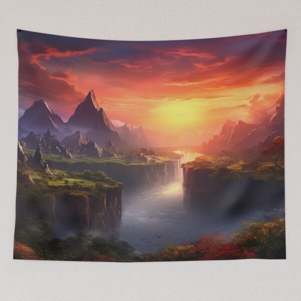 Item preview, Fantasy Landscape - Realm of Ravengorge designed and sold by Fantasy Masterpiece.