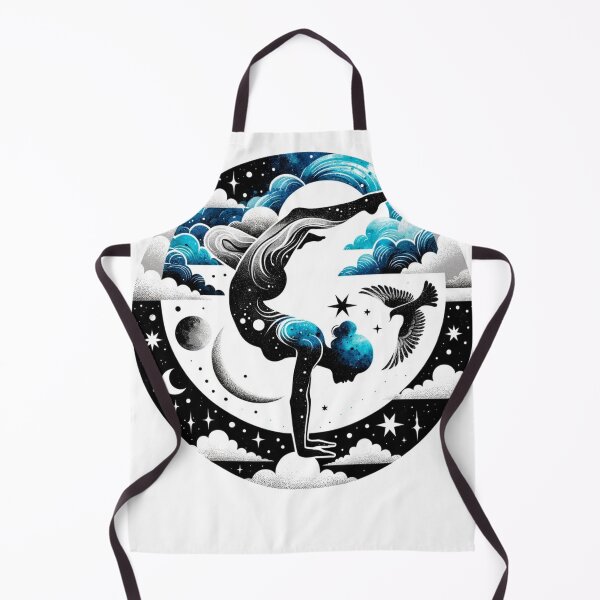Item preview, Celestial Poise - Yoga Crow Pose with Sky Imagery designed and sold by figouraArtstic.