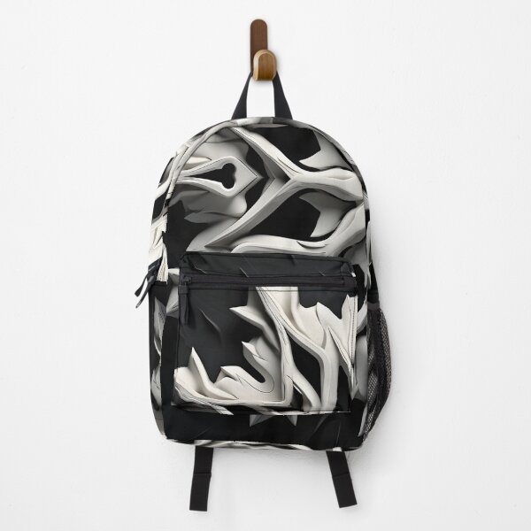 Item preview, Abstract black and white snowflake print designed and sold by dcrc.