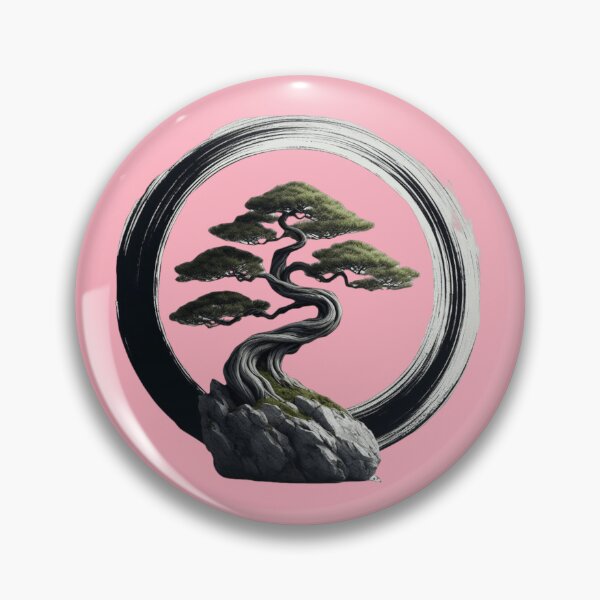 Item preview, Bonsai Serenity Enso designed and sold by HeadTurningArt.