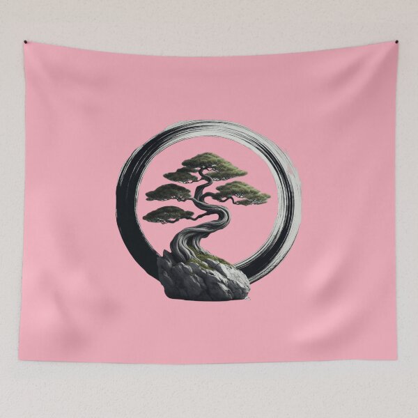 Item preview, Bonsai Serenity Enso designed and sold by HeadTurningArt.