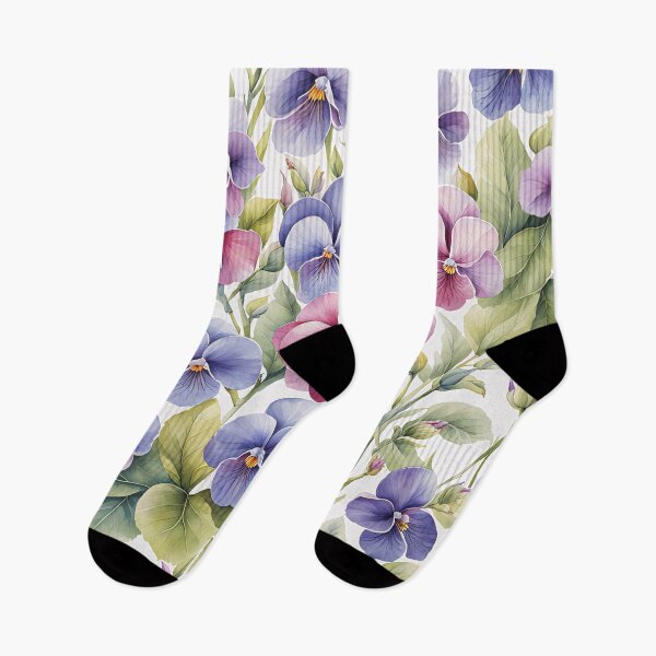 Item preview, Violets - watercolor designed and sold by Artful-Capture.
