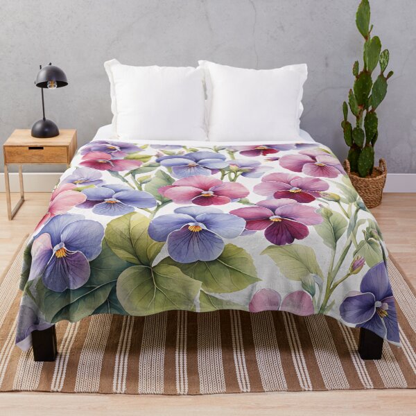 Item preview, Violets - watercolor designed and sold by Artful-Capture.