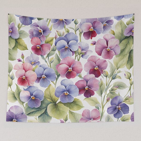Item preview, Violets - watercolor designed and sold by Artful-Capture.