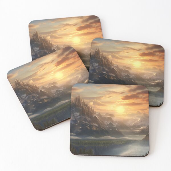 Item preview, Dreamscape - Medieval Castle, Dreamscapes, Fantasy, Illuminated, Imaginative, designed and sold by Fantasy Masterpiece.