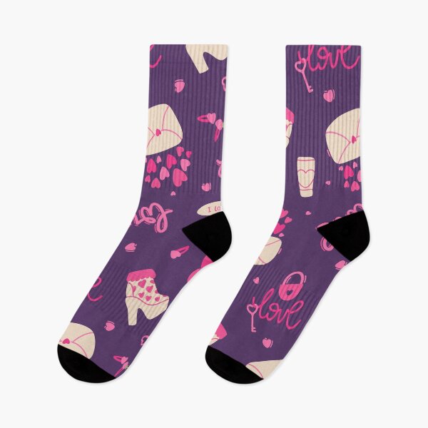 Item preview, Love violet seamless pattern. Valentines day designed and sold by Nattalu.