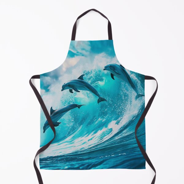 Item preview, Dolphins ride the wave designed and sold by Lewis-mart.