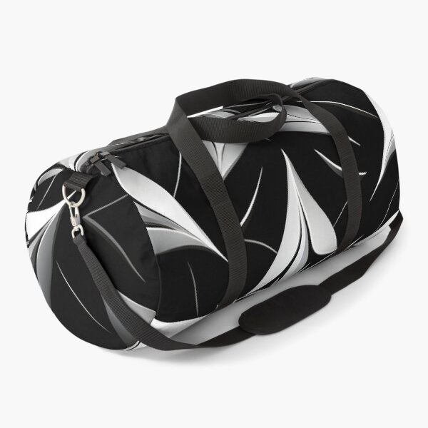 Item preview, abstract black and white snowflake print designed and sold by dcrc.
