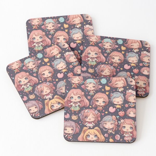 Item preview, Chibi Charms: A Playful Anime Ensemble designed and sold by Cominu-Arts.