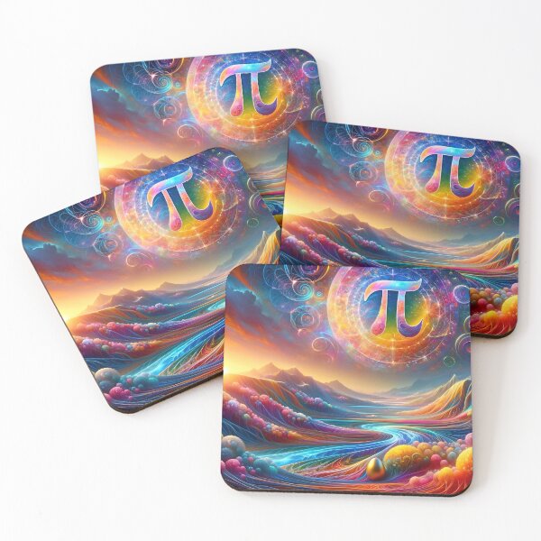 Item preview, Autistic Pi Rainbow Landscape designed and sold by AI-Pi-art.