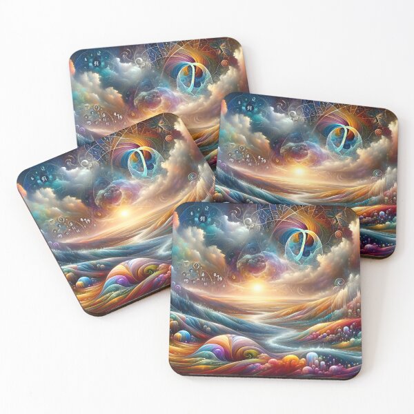 Item preview, Autistic Pi Rainbow Landscape designed and sold by AI-Pi-art.