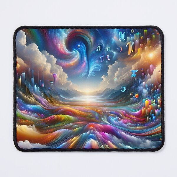 Item preview, Autistic Pi Rainbow Landscape designed and sold by AI-Pi-art.