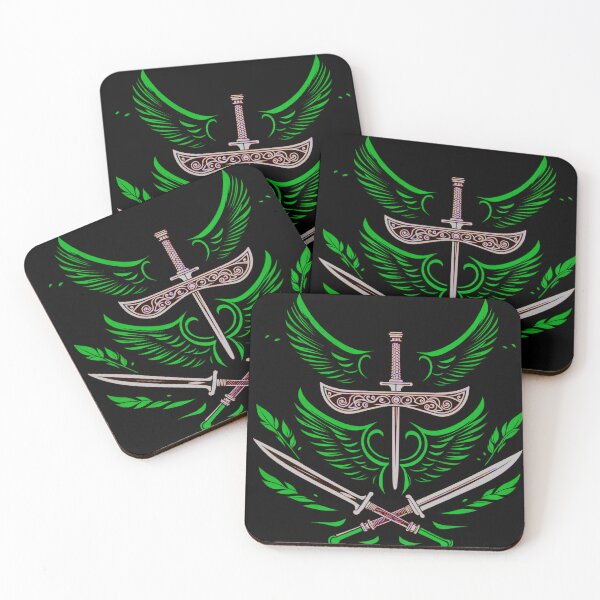 Item preview, Sword Wings Green designed and sold by ephemerandom.