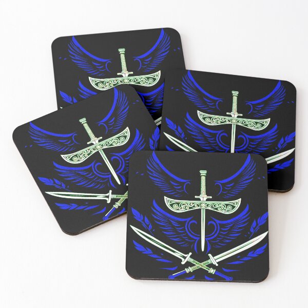 Item preview, Sword Wings Blue designed and sold by ephemerandom.