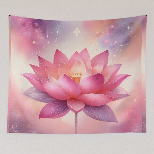 Item preview, Celestial Dawn Lotus Illustration designed and sold by inkArtistryfine.