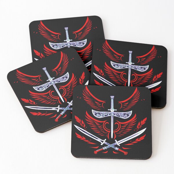 Item preview, Sword Wings Red designed and sold by ephemerandom.