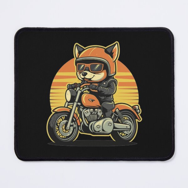 Item preview, Dingo on motorbike in sunset - dingo picture  designed and sold by bukajart.