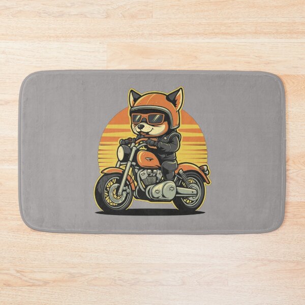 Item preview, Dingo on motorbike in sunset - dingo picture  designed and sold by bukajart.