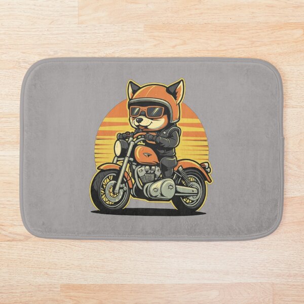 Item preview, Dingo on motorbike in sunset - dingo picture  designed and sold by bukajart.