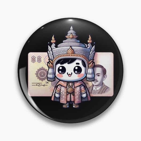 Item preview, Baht Man The Charming Thailand designed and sold by designedfeeling.