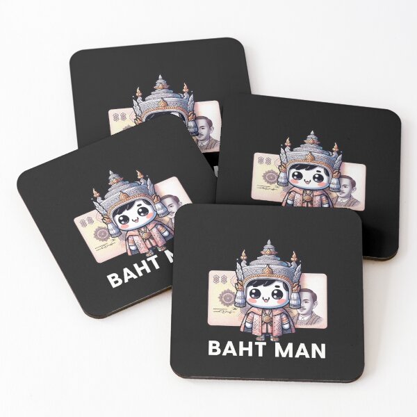 Item preview, Baht Man The Charming Thailand designed and sold by designedfeeling.