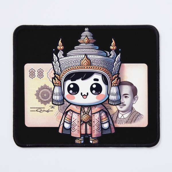 Item preview, Baht Man The Charming Thailand designed and sold by designedfeeling.