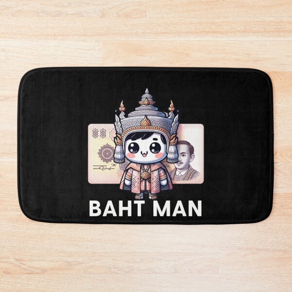 Item preview, Baht Man The Charming Thailand designed and sold by designedfeeling.