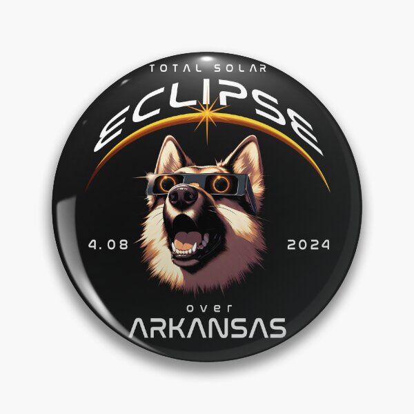 Artikelvorschau, Totale Sonnenfinsternis über Arkansas, ein Deutscher Schäferhund mit Sonnenbrille blickt zur totalen Sonnenfinsternis hoch, Tierfinsternis beobachtet Pawty entworfen und verkauft von jeyel7.