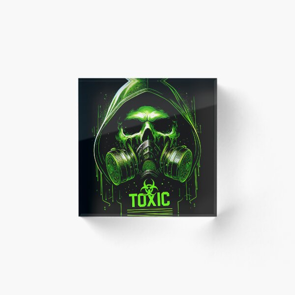 Item preview, ☣️ 19 Toxic Gasmask: Hope Blooms Amidst Biohazard Wasteland. designed and sold by Aroncross111.