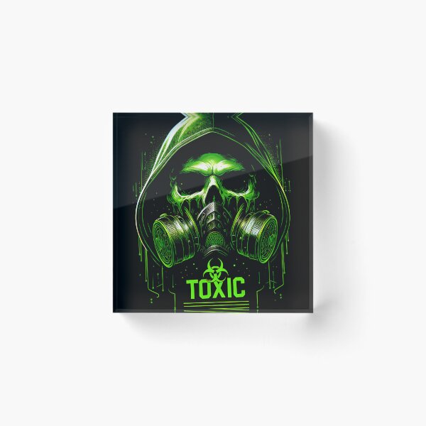 Item preview, ☣️ 19 Toxic Gasmask: Hope Blooms Amidst Biohazard Wasteland. designed and sold by Aroncross111.