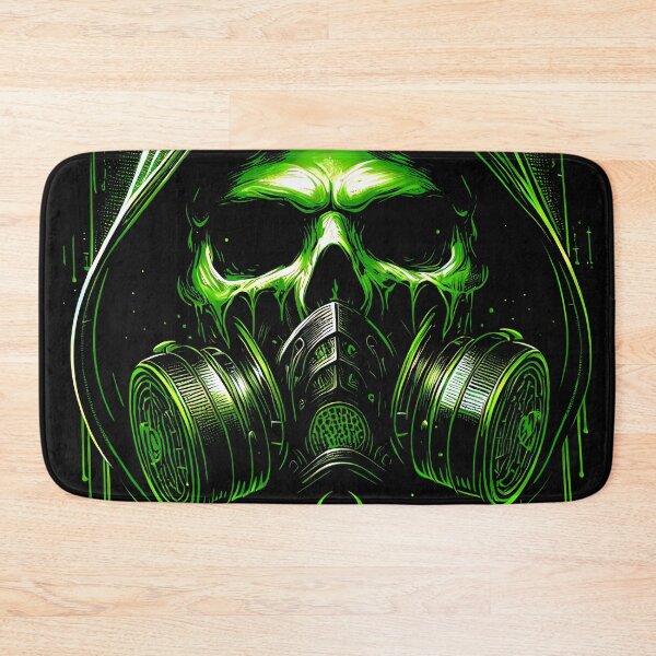 Item preview, ☣️ 19 Toxic Gasmask: Hope Blooms Amidst Biohazard Wasteland. designed and sold by Aroncross111.
