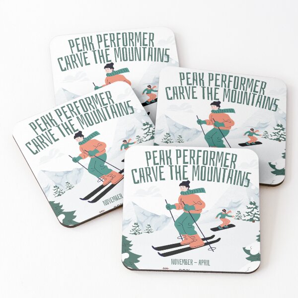 Item preview, Conquer the slopes peak performer carve the mountains designed and sold by dtbus79.