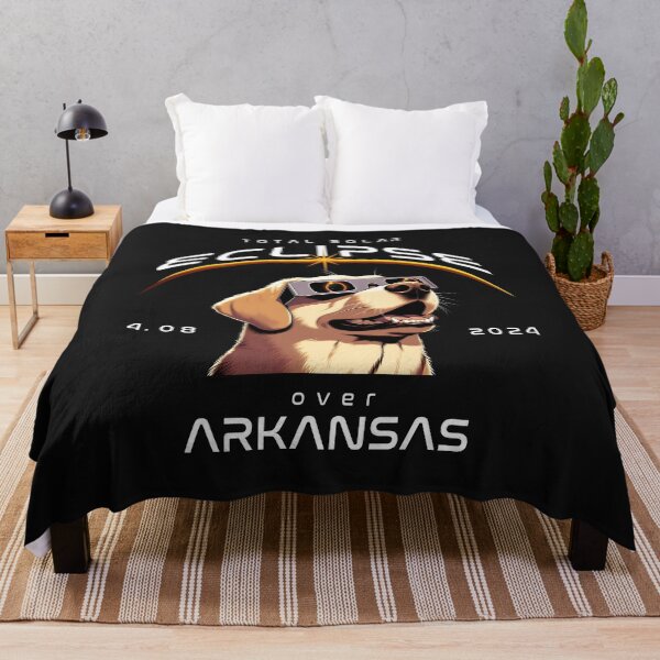 Item preview, Total Solar Eclipse Over Arkansas, A Labrador Retriever wearing sunglasses looking up at the Total Solar Eclipse, Animal Eclipse Viewing Pawty 2024 designed and sold by jeyel7.