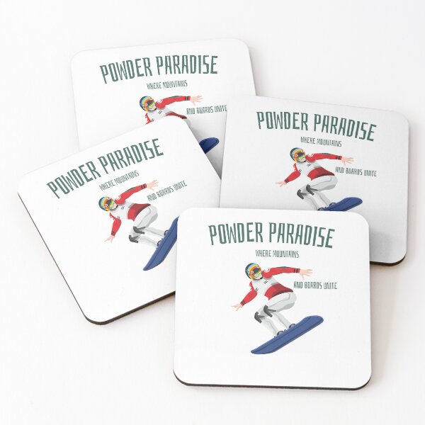 Item preview, Powder paradise where mountains and boards unite designed and sold by dtbus79.