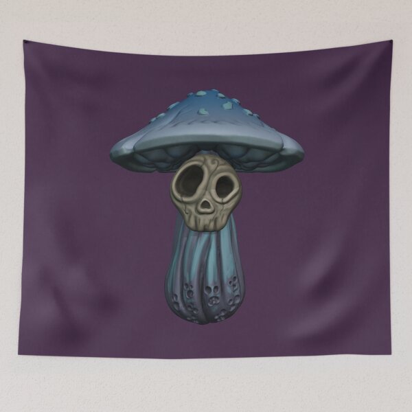 Item preview, Fungal Skull designed and sold by LouiseP616.