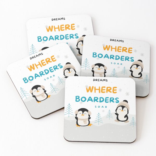 Item preview, Snow-capped dreams where boarders soar designed and sold by dtbus79.