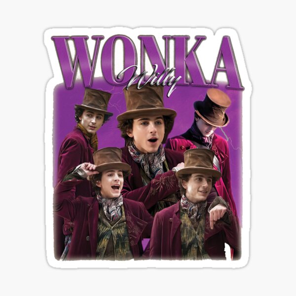 Willy Wonka & The Chocolate Factory - Adesivi in vinile per gadget