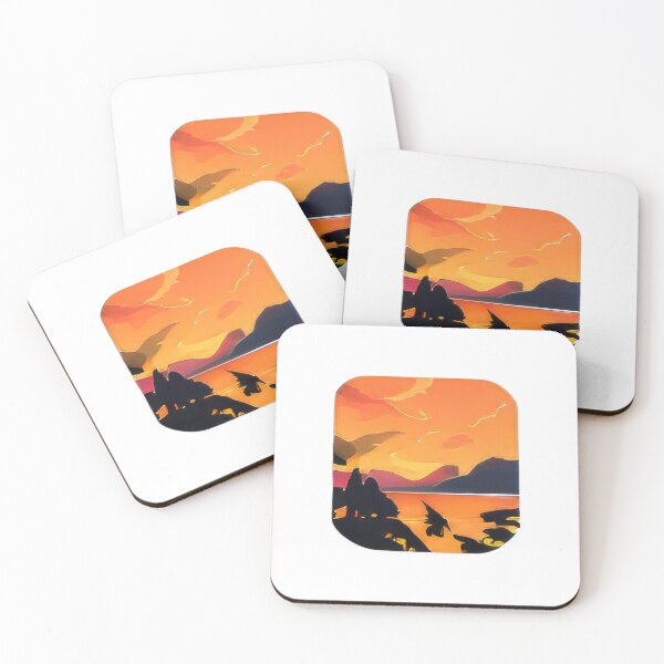 Item preview, Sunset on the Beach Sticker Sheet designed and sold by youme63.
