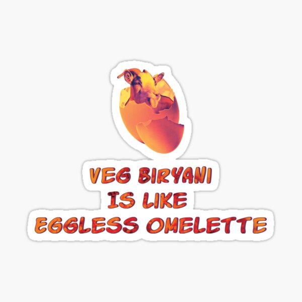 Item preview, Biryani funny quotes memes T-shirt Design designed and sold by ARTIZIT.