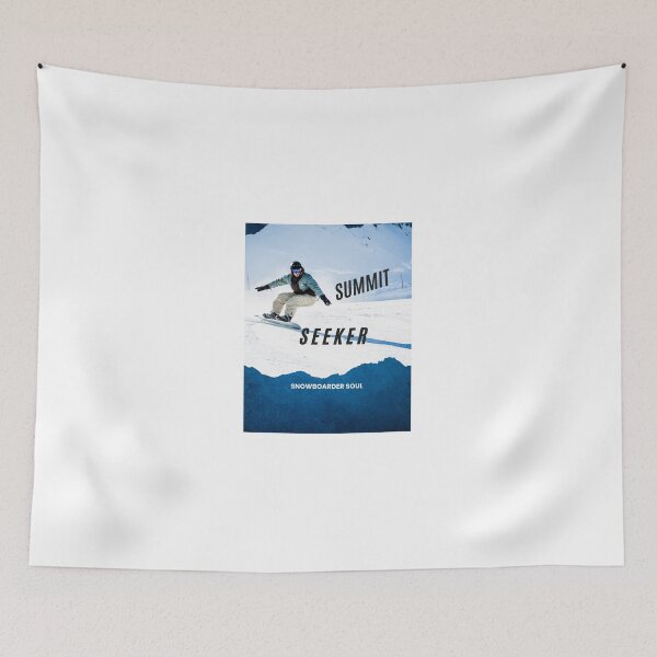 Item preview, Summit seeker snowboarder soul designed and sold by dtbus79.