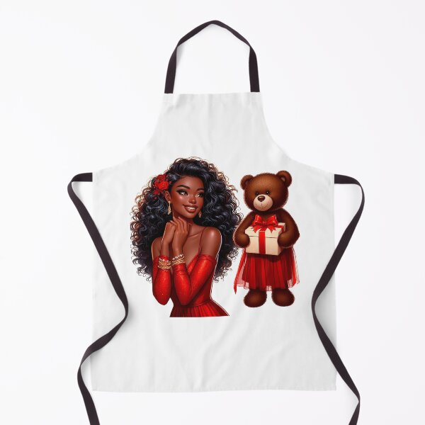 Item preview, Valentine´s Day Cute Black Woman Design, Fashion Woman, Red Valentine Design, Fashion Design designed and sold by gabrielakrall.