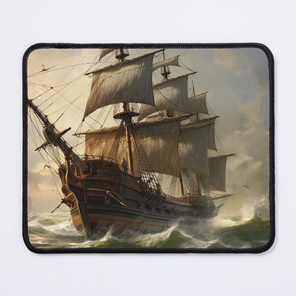 Item preview, A Pirate Ship Sailing Through Some Choppy Seas designed and sold by Good Candy.