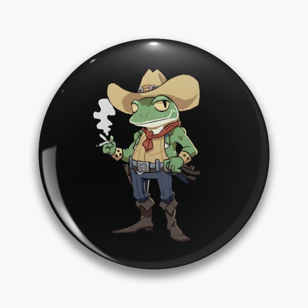 Item preview, Frog with A Cowboy, Funny Frog Cowboy designed and sold by love3617.