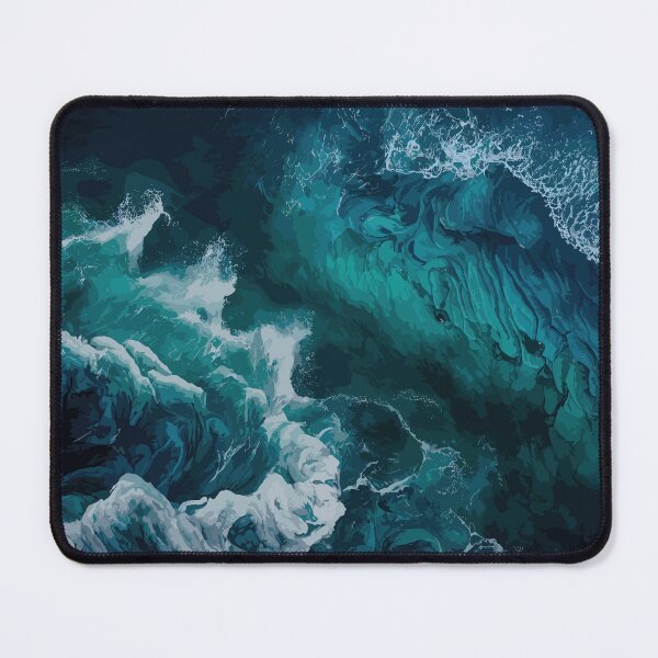 Item preview, The Blue Ocean Waves designed and sold by Vector Scout Lab.