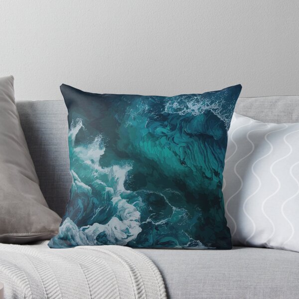 Item preview, The Blue Ocean Waves designed and sold by Vector Scout Lab.