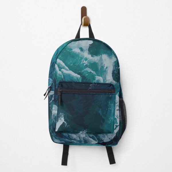 Item preview, The Blue Ocean Waves designed and sold by Vector Scout Lab.