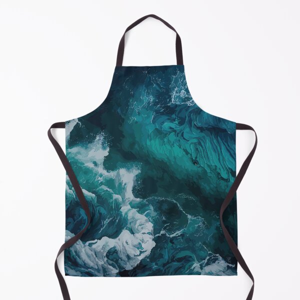 Item preview, The Blue Ocean Waves designed and sold by Vector Scout Lab.